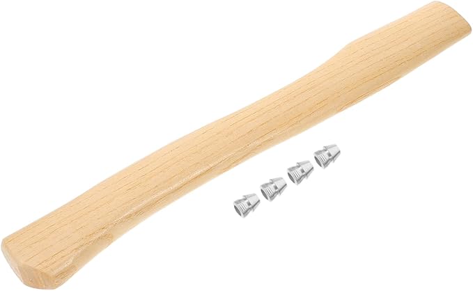 balacoo 5sets Wooden Axe Handle Replacement Hatchet Grip Ergonomic Design for Firewood Cutting Includes for