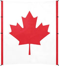 Canada Flag Foldable Beach Tent UPF50+ Protection Easy Setup Shade Sun Shelter with Sand Shovel for Family Trips Picnics &amp Camping