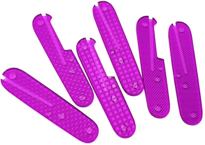 1 Pair Custom Acrylic Scales Fits for 91MM Handle Patch DIY Making Replacement Accessory
