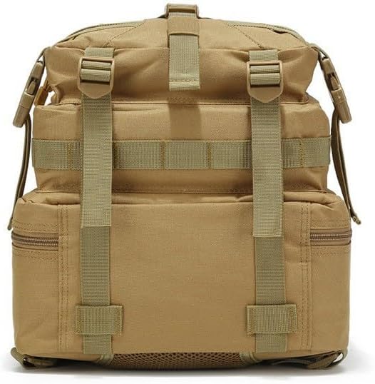 Tactical Backpack Military Molle Hiking Sports camping picnic mountaineering mud color