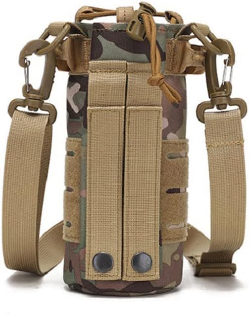 Outdoor Sports Hiking Bag Tactical Assault Combat Camouflage Tactical Molle Pack Water Bottle Pouch