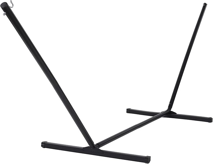 SUNCREAT 12 FT Heavy Duty Hammock Stand Portable Hammock Stand 475 lbs Capacity Black