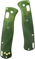 1 Pair Acrylic Scales Fits for Bugout 535 Non-slip CNC Handle Patch Blank DIY Replacement