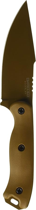KA-BAR BK18 Becker Harpoon Fixed Blade Knife 4.562 Drop Point 1095 Cro-Van Flat Dark Earth Blade Ultramid Handle Flat Dark Earth