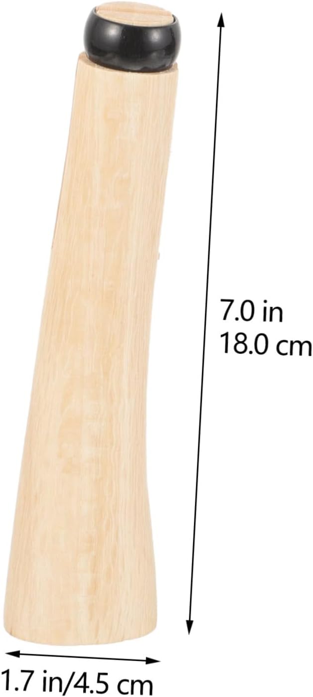 UPKOCH 2set Ergonomic Wooden Axe Handle for Replacement Forged Camping Axe Handles for Hatchet