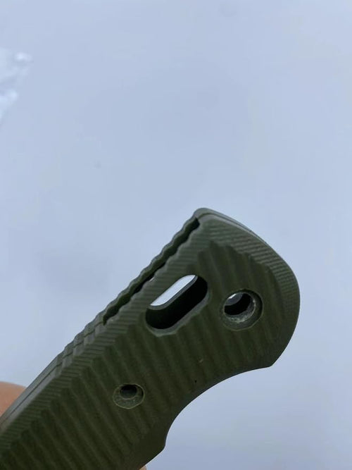 1 Pair Scales Handle Fits for Benchmade Griptilian 550 551 G10 Custom Handle Patch Green