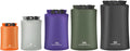 Waterproof Lightweight Dry Bags Set Of 5 Pcs 70D Polyester Ideal Camping Kayaking 3L 5L 12L 20L 35L Included (6.6 Lbs 11 Lbs 26.5 Lbs 44 Lbs 77 Lbs) Assorted Colors