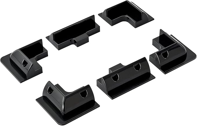 RICH SOLAR Solar Panel Roof Drill-Free Corner Bracket Mount for RV Boats Caravans Marine Motorhomes - Set of 6(Corner Bracket)
