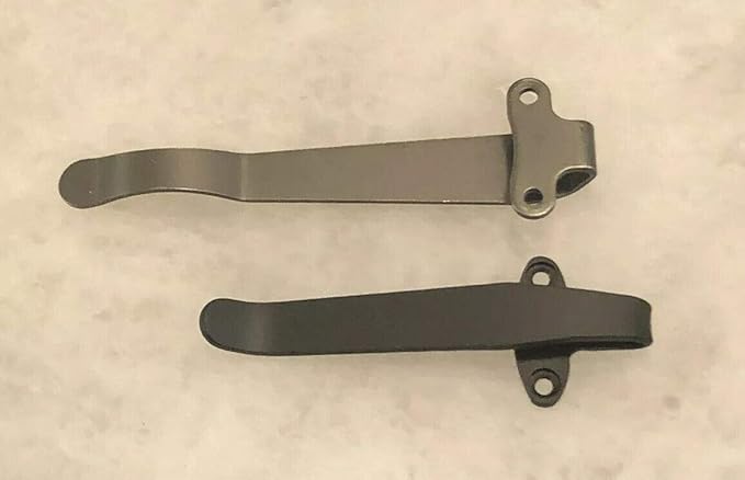 Matte Black Titanium Deep Carry Pocket Clip For Benchmade Casbah 4400 Knife