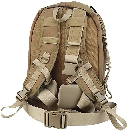 Tactical Backpack and Vest Dual-Use Integrated Large-Capacity Molle Webbing Backpack Outdoor Travel Backpack