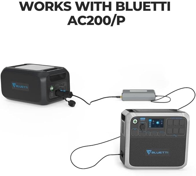 BLUETTI D050S 500W DC Charging Enhancer Compatible Power Station EB150/EB240/AC200/AC200P/AC200MAX&amp Battery Pack B230/B300