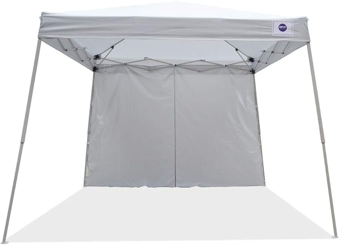 Impact Canopy 283010001 Slant Leg Canopy White-One Sidewall