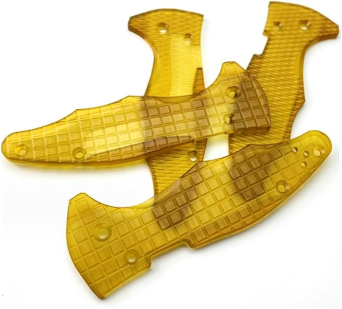 1 Pair PEI Scales Fits for C85 Yojimbo 2 Ultem Blank Handle Patch Replacement