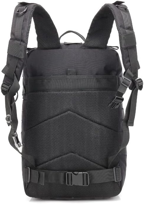 Outdoor Sports Pack Hiking Bag Tactical Rucksack Camo Knapsack Combat Camouflage Tactical 47L Molle Backpack - Purple