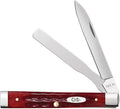 Case XX Pocket Knife POCKET WORN OLD RED BONE - CORN COB JIG BABY DOC Item #10308-6282SP SS - Length Closed: 2 7/8Inches