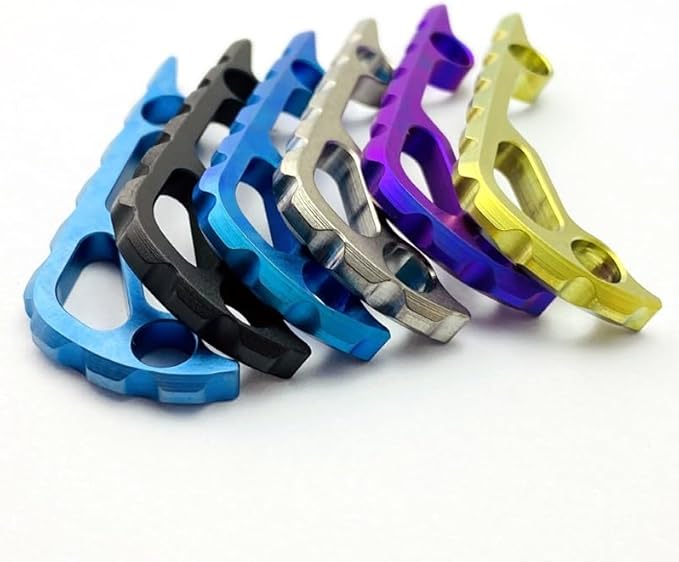 1PC Custom CNC Titanium Alloy Spine Back Spacer Replacement Fits for Bugout 535 DIY Accessory(Purple)