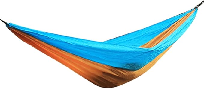 Portable Hammock Hammock Double &amp Single Portable Hammock Lightweight Nylon Parachute Hammocks for Patio Backyard for Backpacking Beach (Color : B/Single)