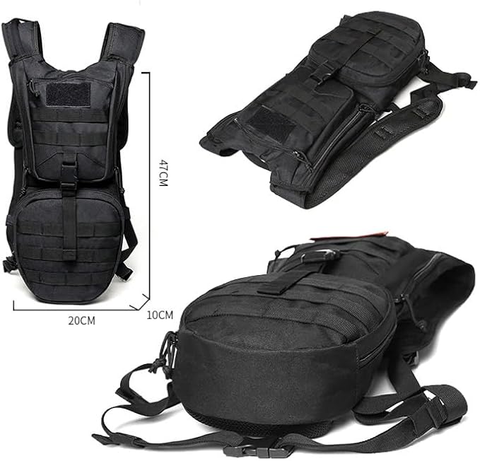Outdoor Sports Hiking Bag Tactical Assault Combat Camouflage Tactical Molle Water Pack 3L Hydration Pack