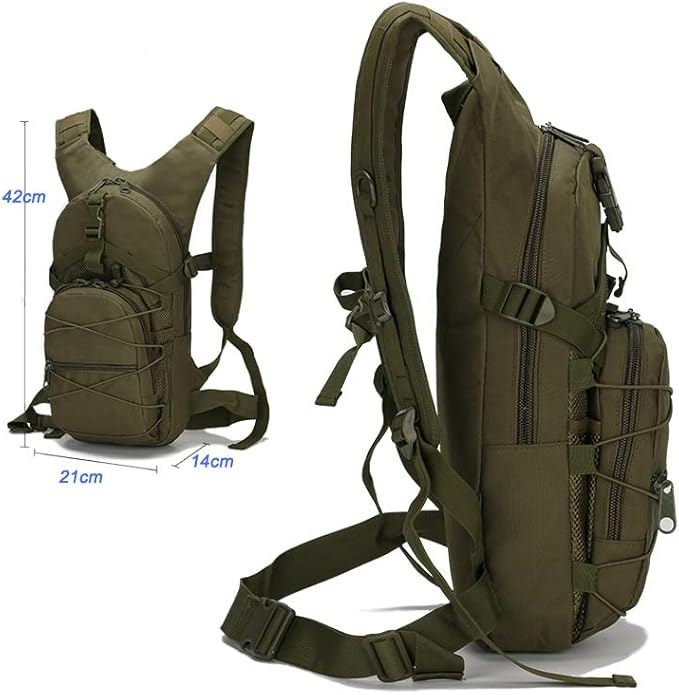 YABOO Tactical Combat Camouflage Bag Outdoor Sports Pack Hiking Rucksack Knapsack 20L Backpack