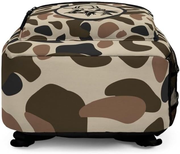 Redneck Duck Dog Classic Camo Backpack/Trendy Camo Backpack/Camo Travel Bag/Camo Picnic Bag