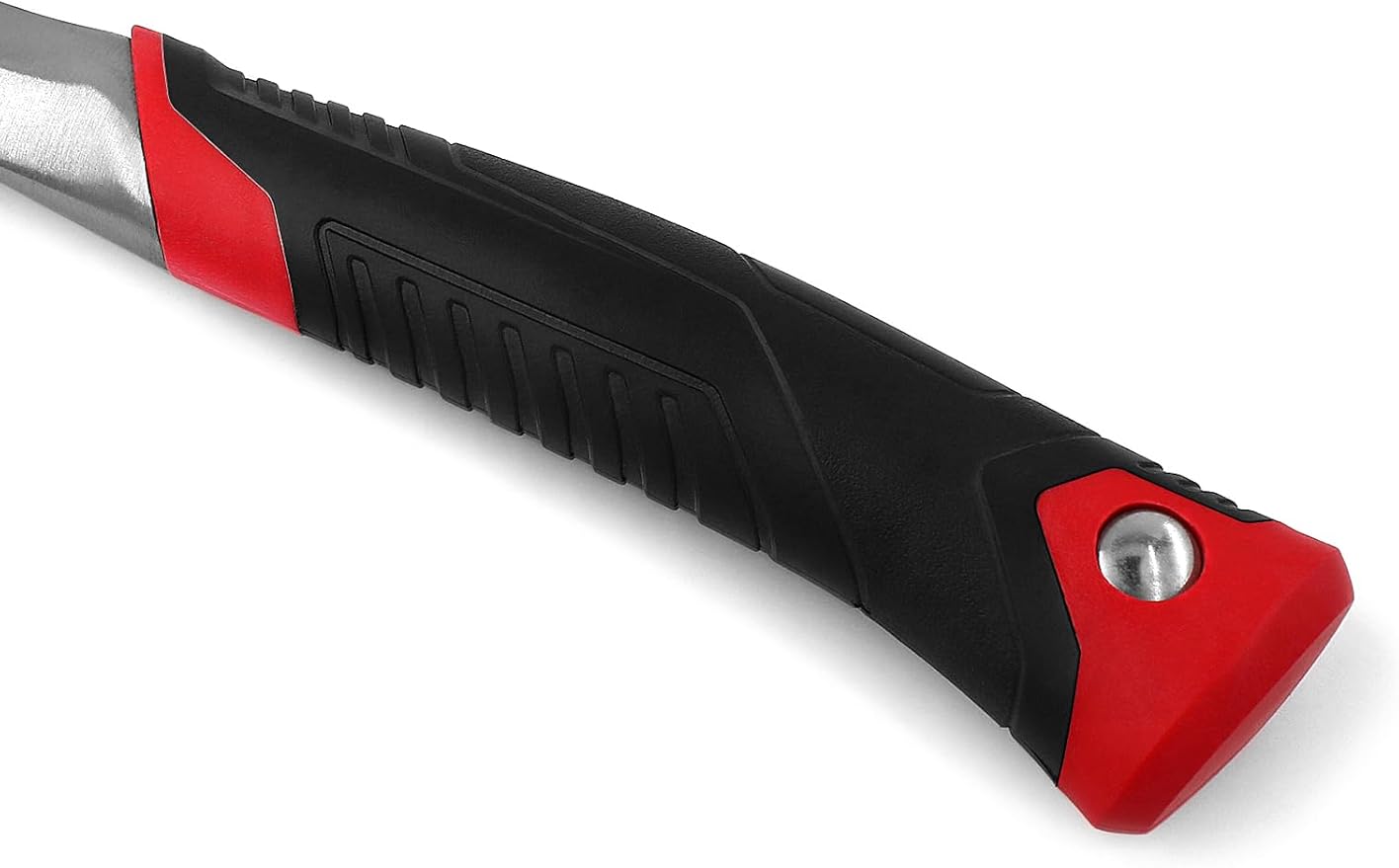 JXE JXO 14.4 Camping Hatchet with Full Tang Forged Construction &amp Ergonomic Shock Absorbing Grip Hatchet Axe with Nylon Sheath (Red