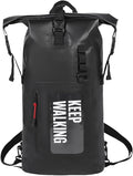 Generic Outdoor PVC Waterproof Dry Backpack Water Floating Bag Roll Top Sack Dry Bags for Kayaking Waterproof Flotation 30L (Black30L)