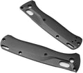 1 Pair Aluminum Alloy Scales in Black Fits for Bugout 535 CNC Handle Patch Blank DIY Replacement