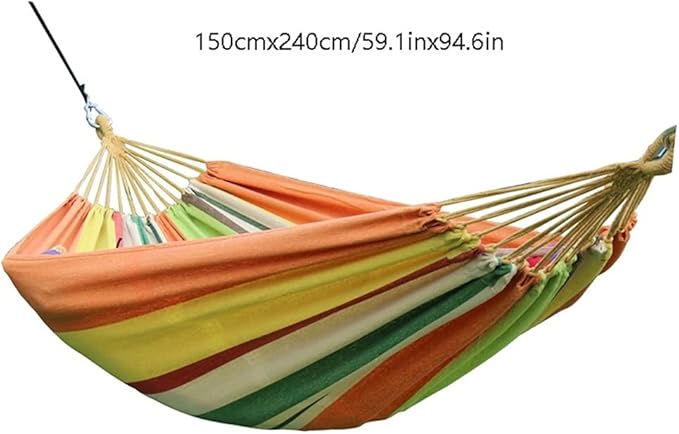 Portable Hammock Portable Hammock Canvas Travel Hammocks Swing Bed Hanging Multifunctional for Outdoor Beach Garden Backyard for Backpacking Beach