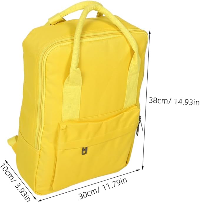 NUOBESTY Seat Backpack for Airplanes Waterproof Oxford Cloth Travel Backpack 40x30x15cm Lightweight Cabin Bag for Men and Women Hiking and Document Carrying Yellow