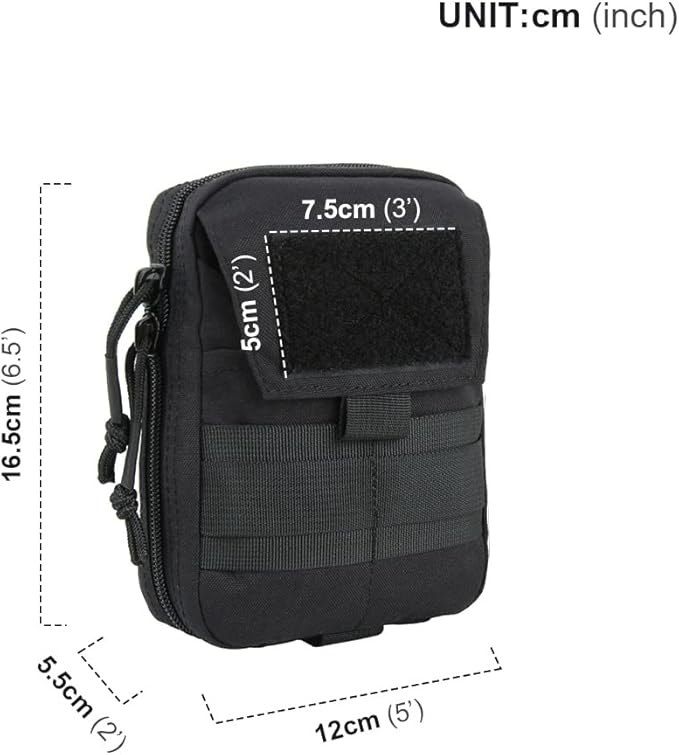EXCELLENT ELITE SPANKER Molle Admin Pouch Military Utility Tool Pouch EDC Molle Pouchs Gadget Waist Bags
