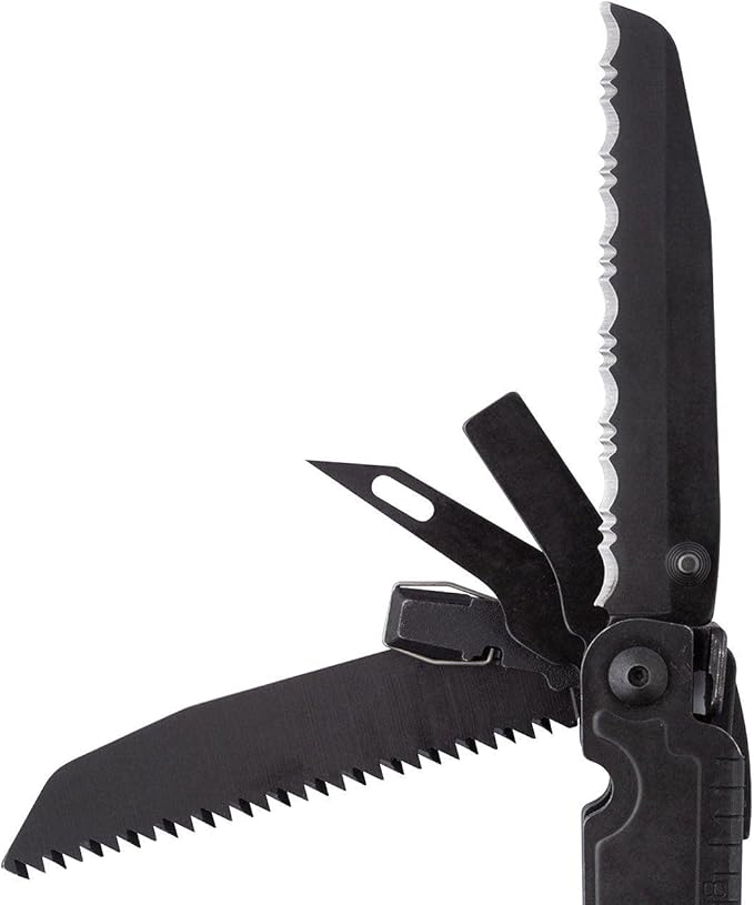 SOG PowerAccess Assist Full-Sized Well-Rounded Daily Use Multi-Tool | One-Handed Assisted Opening | 21 Tools Black