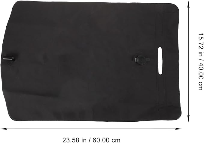 Portable Camping Shower Bag with Foldable PVC Material Outdoor Shower Pouch with Hot Water Compatibility for Hiking and Travel