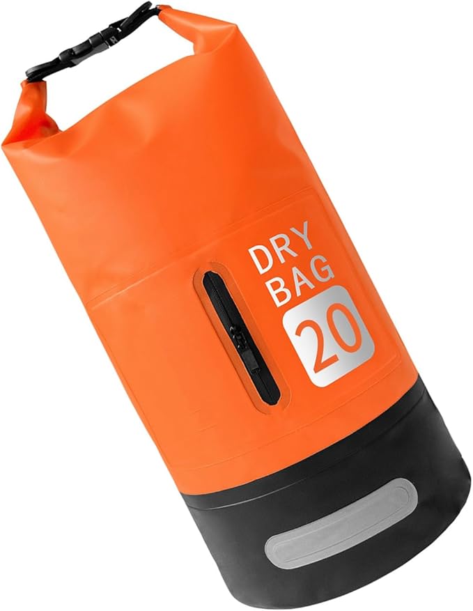20L Dry Bag with Adjustable Shoulder Strap Water Proof Bag Dry Packs Water Proof Pack Sacks for Swimming Rafting Diving