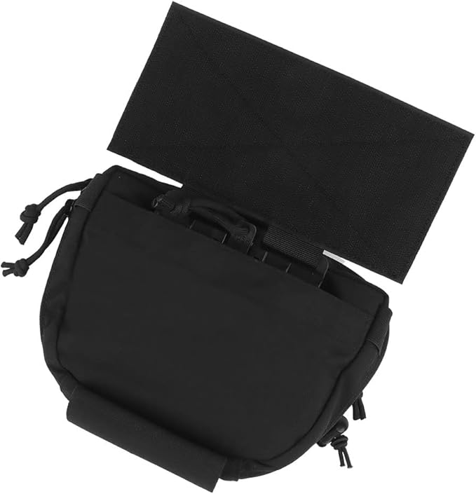 Tactical Quick Release Dump Drop Pouch with Hook &amp Loop Fanny Pack Waist Bag Utility Tool Organizer Admin Pouch