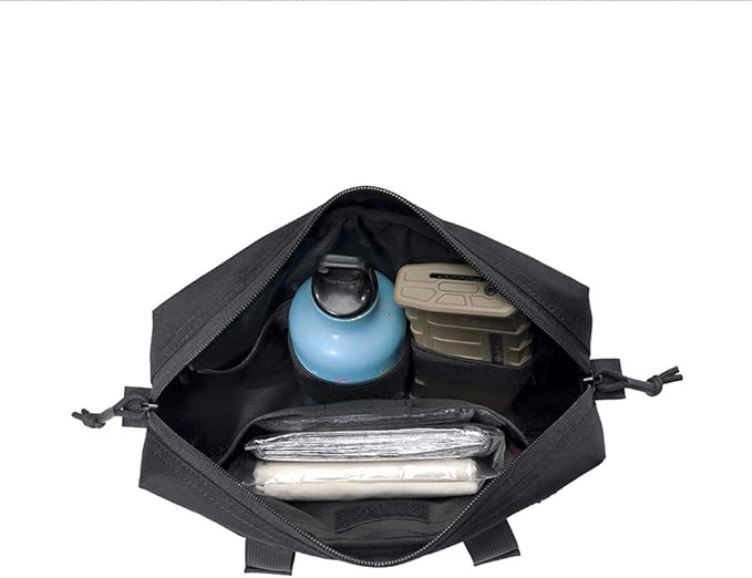 EXCELLENT ELITE SPANKER Tactical Drop Dump Pouch Molle Tool Pouch with Hook &amp Loop Carrying Kit Bag for Tactical Vest Chest Rig