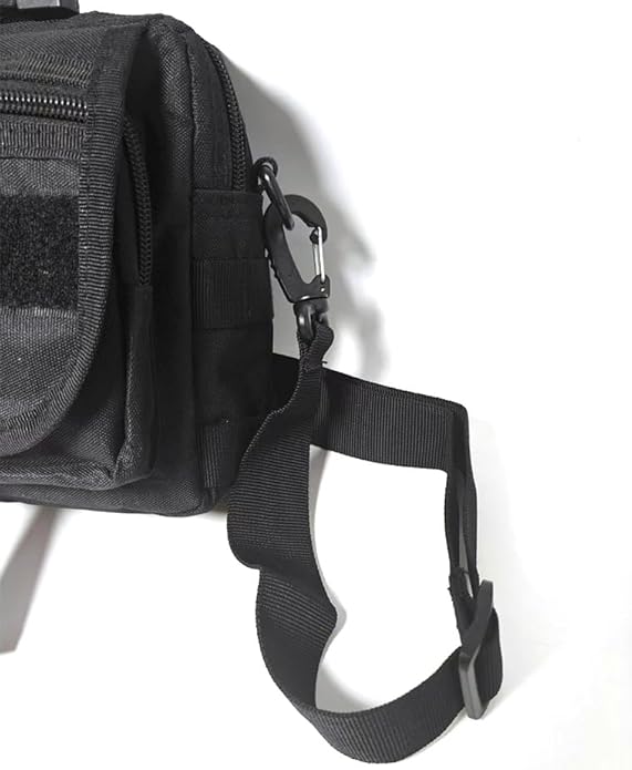 Tactical Messenger Bag MOLLE Crossbody Pack Small for Men Shoulder Straps Included