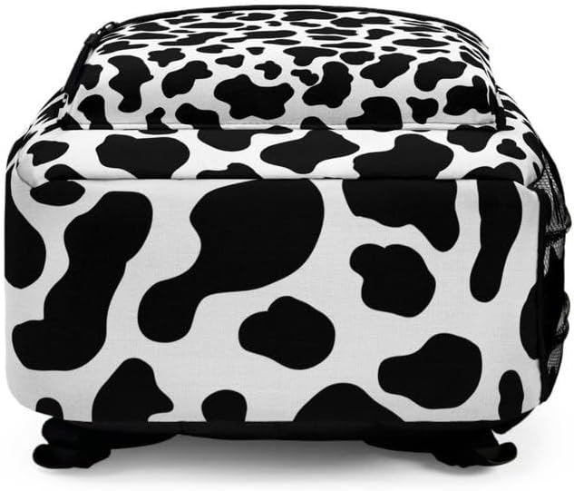 Cow Print Bookbag/Western Coquette Backpack/BOHO Western Travel bag/Cow Lover Laptop Bag