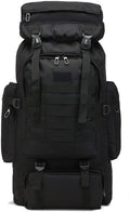 Tactical Military Molle Backpack 65L 900D Oxford Waterproof Internal-Frame Hiking Camping Backpack Sports Bag With Rain Cover