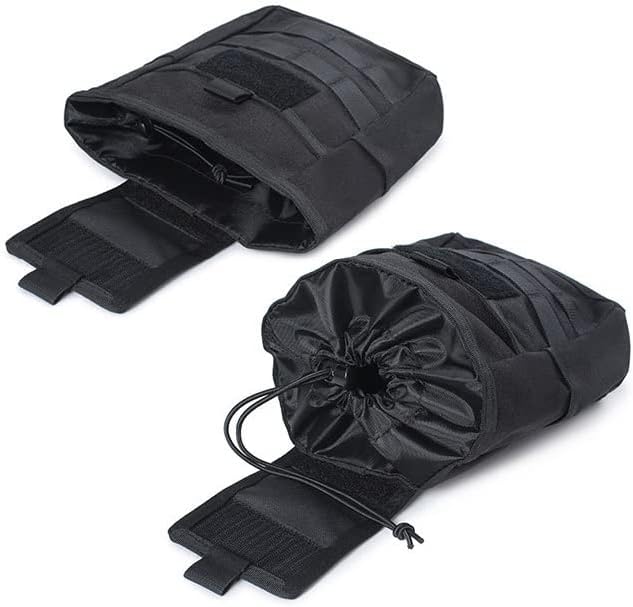 Outdoor Sports Airsoft Gear Molle Combat Hiking Bag Vest Accessory Camouflage Recycle Pack Tactical Foldable Dump Pouch