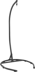 Ulax furniture Hammock Chair Stand Egg Chair Stand Hanging Chair Stand Heavy Duty Steel Hammock Stand Weather-Resistant Finish for Indoor or Outdoor Use