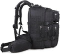 Outdoor Sports Pack Hiking Bag Rucksack Knapsack Combat Camouflage Tactical Backpack- Black
