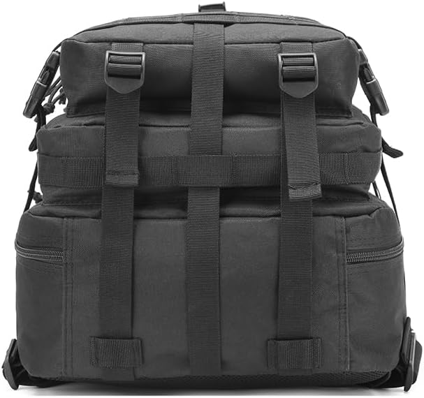 Military Tactical Backpack Hunting Backpack for Men Hiking Camping Army Molle Daypack 3-Day Pack(Black1.2)