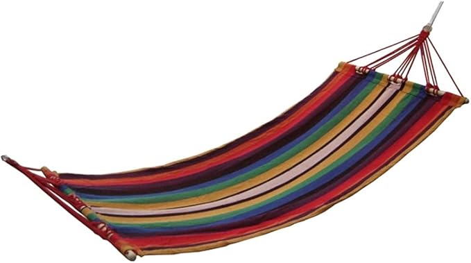 Portable Hammock Portable Camping Hammock Canvas Swing Bed Single Patio Hammocks Gift for Outdoor Beach Garden Backyard for Backpacking Beach