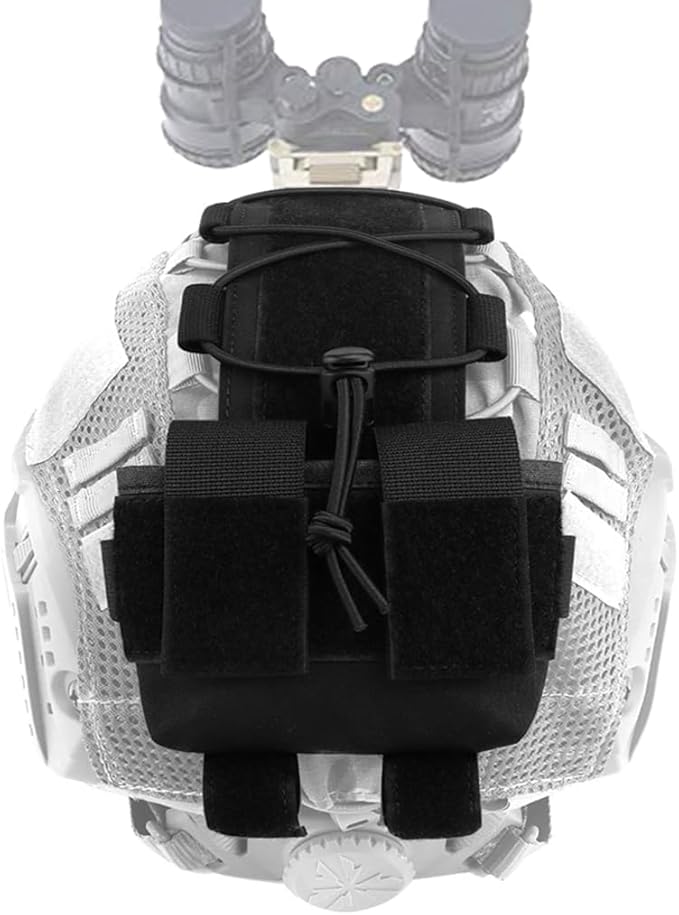 Tactical Battery Pouch Helmet Battery Pack Case Storage/Counterweight Bag Removable Elastic Pouch For FAST/MICH MK/AF Helmet