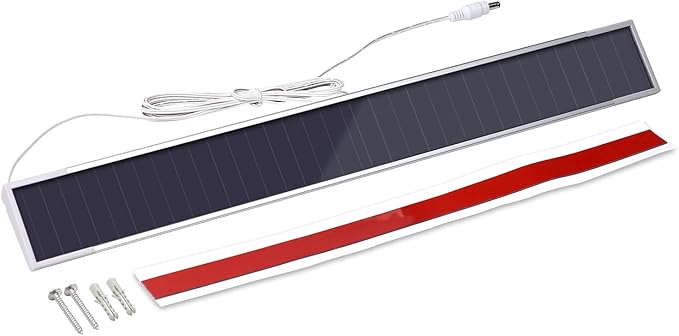 Solar Charger 7.4V/8.4V Solar Panel Charger for Window Shades Dual Cell Series Li-ion Device Solar ChargerMotorized Curtain or Motorized Blinds 8.4V Charger