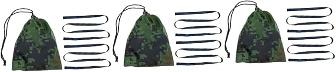 BESPORTBLE 3sets Heavy Duty Tree Hammock Straps for Winter Tree Stand Straps Camping Hammock Rope