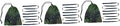 BESPORTBLE 3sets Heavy Duty Tree Hammock Straps for Winter Tree Stand Straps Camping Hammock Rope