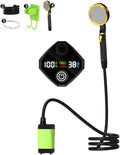 Rechargeable Electric Camping Shower Pump with Intelligent Digital Display for Outdoor Hiking