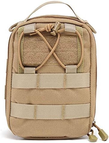 Outdoor Sports Airsoft Gear Molle Assault Combat Hiking Bag Accessory Camouflage Kit Pack Tactical Medical Pouch - CP