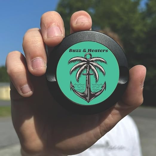 Buzz &amp Heaters Metal Container for Zyn | Metal Holder for Zyn |Metal Can for Zyn | Metal Cases for Zyn Holder | Metal Pouch Cans for Zyn | Offshore Palm Anchor